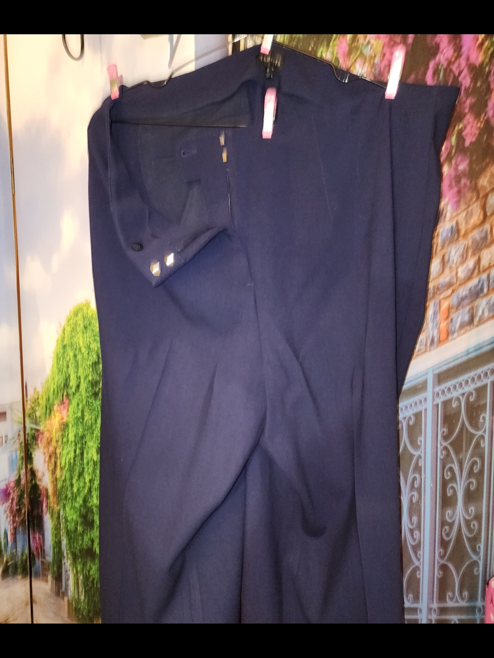 Talbots Womens Slacks Trousers Dark Navy Dress Pants Sz 18 - Picture 7 of 14